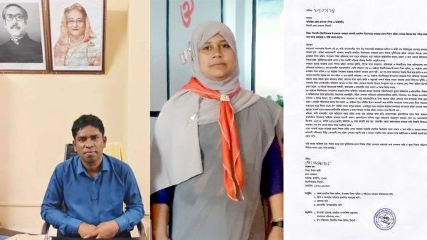 খলাগ্রাম স্কুলের ভারপ্রাপ্ত প্রধান শিক্ষকের বিরুদ্ধে উচ্চ পর্যায়ে তদন্তপূর্বক প্রত্যাহার ও শাস্তি প্রদানের দাবিতে গ্রামবাসীর স্মারকলিপি - Banglar Mati