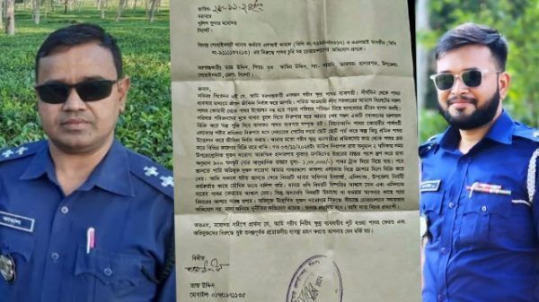 চুরি ও চোরাচালানে জড়িত থাকায় গোয়াইনঘাট থানার এক এসআই ও এক এএসআই বিরুদ্ধে পুলিশ সুপারের নিকট অভিযোগ - Banglar Mati