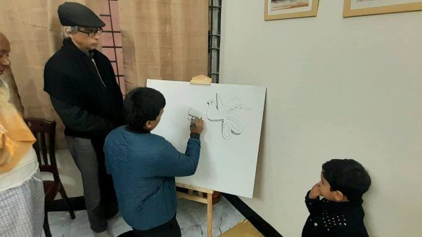 সিলেটে চারুগৃহ আর্ট হাউজ সৃজনশীল আর্ট একাডেমি 'র উদ্ভোদন অনুষ্ঠিত - Banglar Mati