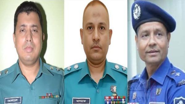 এস,এম,পির তিন পুলিশ কর্মকর্তাকে বদলি - Banglar Mati