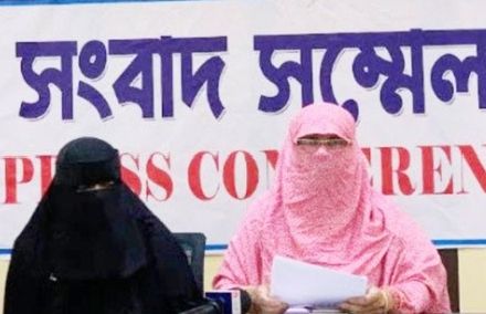 সিলেটে নিজ পুত্রবধূর নির্যাতনে অতিষ্ঠ মায়ের সংবাদ সম্মেলন - Banglar Mati