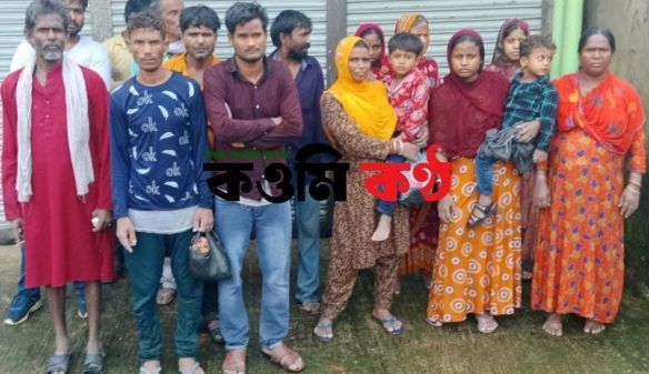 সিলেটের সীমান্তে অবৈধ ভাবে পুশ করায় ১৬ জন নারী-পুরুষ আটক - Banglar Mati