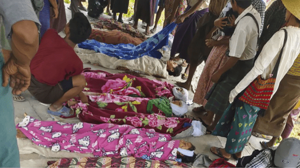 মিয়ানমারে স্কুলে জান্তা বাহিনীর বিমান হামলা, ২০ শিশুসহ নিহত ২২ - Banglar Mati