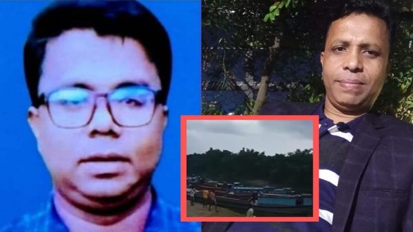 গোয়াইনঘাট অবৈধভাবে বালু- উত্তোলন, হুমকিতে আহারকান্দি সেতু - Banglar Mati