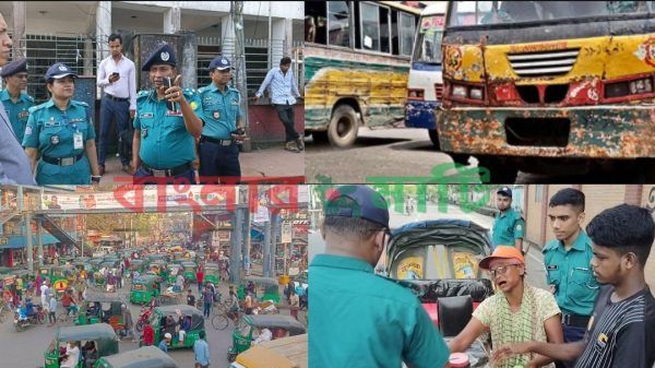 সিলেটে অবৈধ যানবাহনের বিরুদ্ধে কড়া অবস্থান - Banglar Mati