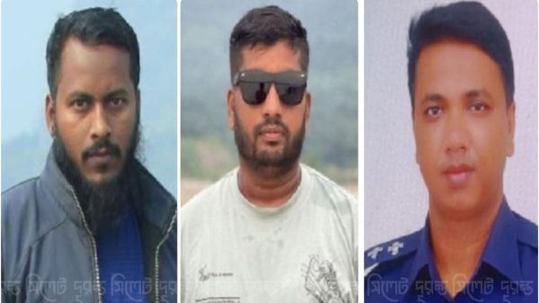 ভোলাগঞ্জ পুলিশ ফাঁড়ির এস আই কামরুলের ওয়াকিটকি সহ আটক ২ জন - Banglar Mati